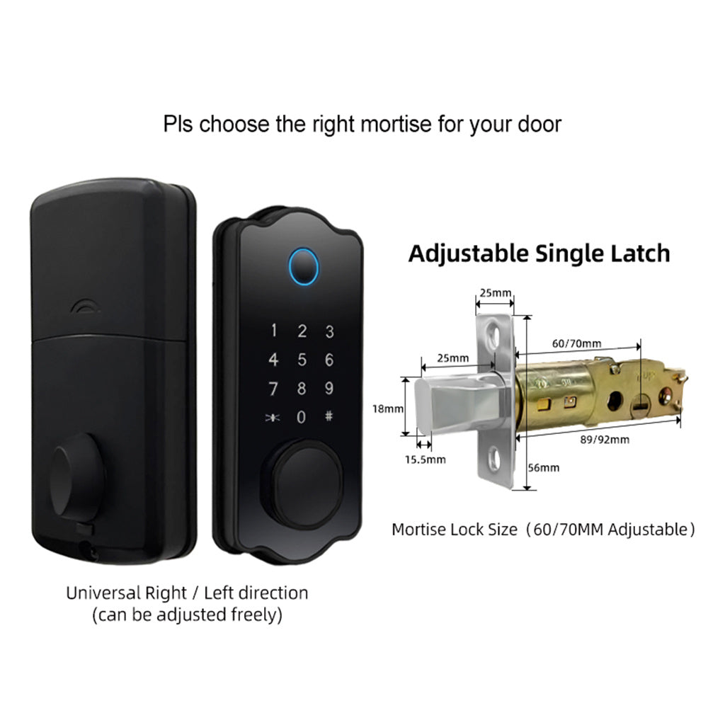 5-in-1 Smart Water-Resistant Door Lock with Auto Lock & - Tech Buddy