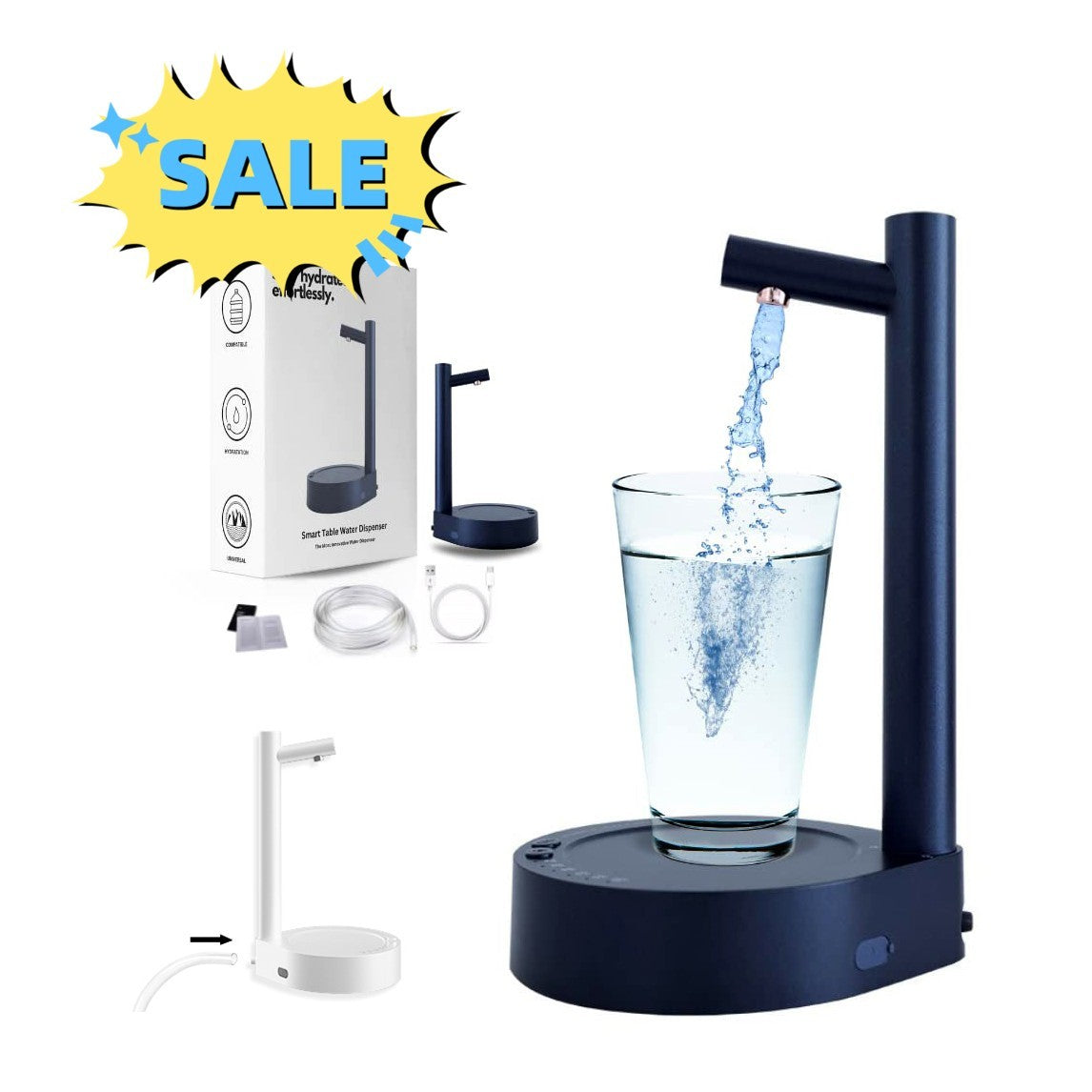 Automatic Rechargeable Electric Water Dispenser - Tech Buddy